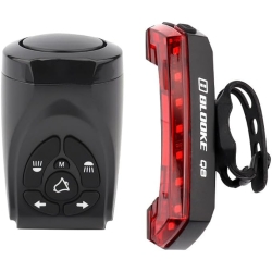 Задній стоп із поворотниками бездротовий для велосипеда Bike Horn Taillight