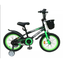 Дитячий велосипед X-Treme FLASH 16" чорно-зелений