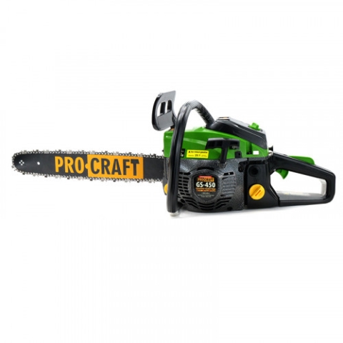 Бензопила Procraft GS450 Ланцюгова Металевий Корпус + 2 Оливи