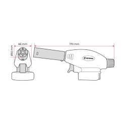 Газовая горелка intertool gb-0020