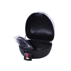 Кофр для мотоцикла задній ТАТА YM-0815P (V-32L) 43×41×32 білий з чорним