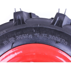 Колесо в зборі 4.00*8 (під 4 болти) 4,85 кг