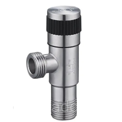 Кран кутовий SOLONE з нержавіючої сталі 1/2*1/2 DF-1022 
