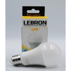 LED лампа LEBRON L-A70, 15W, Е27, 4100K, 1350Lm.