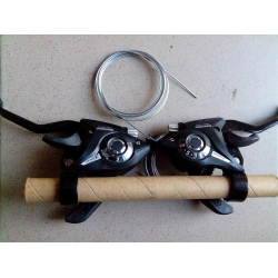 Моноблоки під Shimano з гальмівними ручками  3+7 швидкостей 