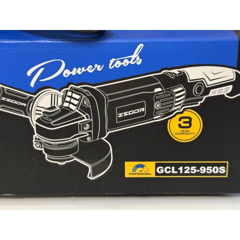 Кутова шліфмашинка Zegor GCL125-950S Professional (Болгарка)