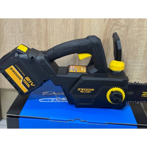 Акумуляторна Пила ланцюгова ZEGOR CSPB-21BL-12" 2*(21 V, 6 Ач) PROFESSIONAL