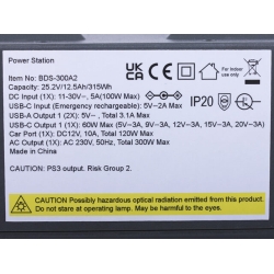 Портативна зарядна станція BDS-300А2 87500mAh 300W