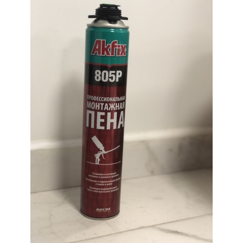 Професійна монтажна піна Akfix 805P 750мл 850гр