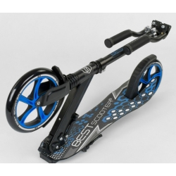 Самокат 2-х колісний Best Scooter Чорно-синій