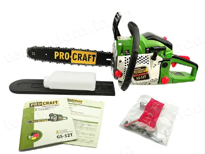Бензопила ProCraft GS-52T 2Т Ланцюгова Легкий Старт