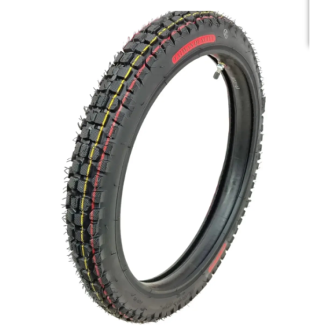 Мотошина 2.50-17 з камерою SC-TYRE шипована до мотоцикла Альфа Дельта