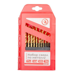 Набір свердел по металу INTERTOOL SD-0019 HSS