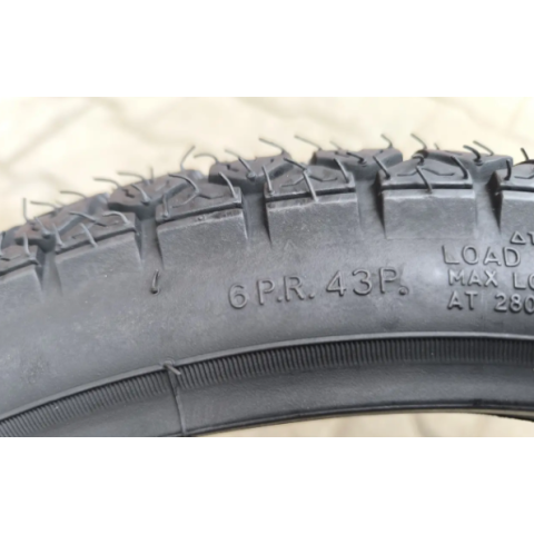 Шина 2.50-17 з камерою SС-TYRE трасова на мопед Дельта Альфа