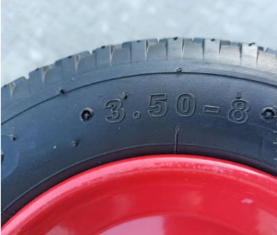 Колесо в зборі 3.50-8 до тачки ВС Польща 6PR під вісь 20 мм