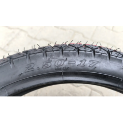 Шина 2.50-17 з камерою SС-TYRE трасова на мопед Дельта Альфа