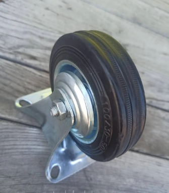 Колесо промислове глухе 100 мм на мобільні стенди вітрини