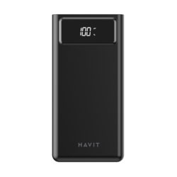 Повербанк 40000mAh HAVIT PB56 PD18W+QC3.0 Black 