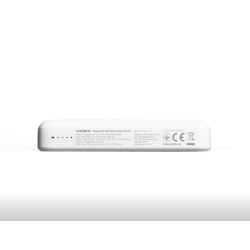 Повербанк з бездротовою зарядкою 10000mAh VIDEX VPB-331 PD20W Білий
