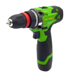 Шуруповерт Procraft Industrial PA-12DFR в кейсі з 2 акумуляторами