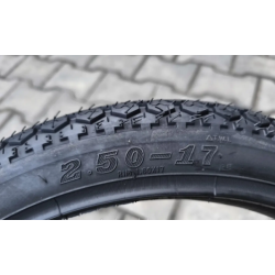 Резина 2.50-17 з камерою Тайвань 6 PR SС-TYRE на мотоцикл 