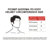 Шолом захисний чорний із жовтим size L - TTG