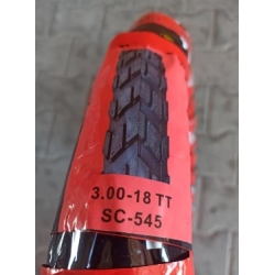 Покришка з камерою 3.00-18 на мотоцикл Минск шипована SC-TYRE
