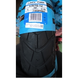Шина на скутер 120.70-12 SC-101 Deli Tire шипована Індонезія