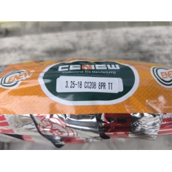 Покришка 3.25-18 з камерою СENEW СX-208 до мотоцикла