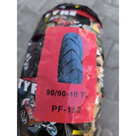  Безкамерна резина 90.90-10 PF-152 Тайвань 8 PR до скутера