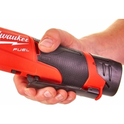 Гайковерт кутовий акумуляторний 3/8" MILWAUKEE, M12 FIR38-201B, 75Нм, (зарядний пристрій, 1 акум.Х 2Ач, сумка)